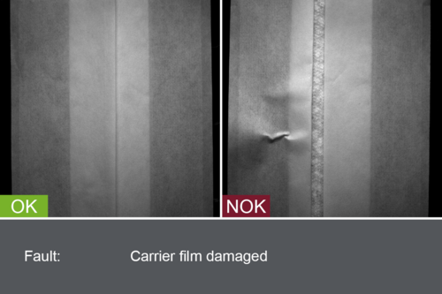 3D inspection of patch carrier films