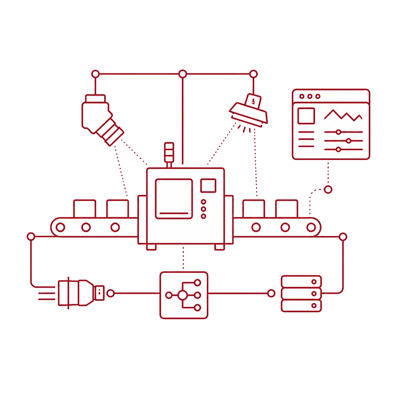 icon für integration in maschinen und linien